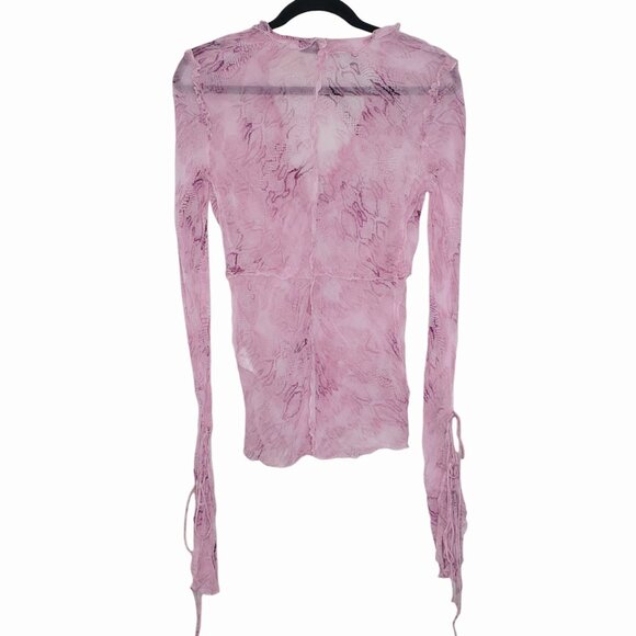 Rat & Boa Cobra Pink Blouse Top Maxi Skirt Snake Print Set Size M - Picture 7 of 13